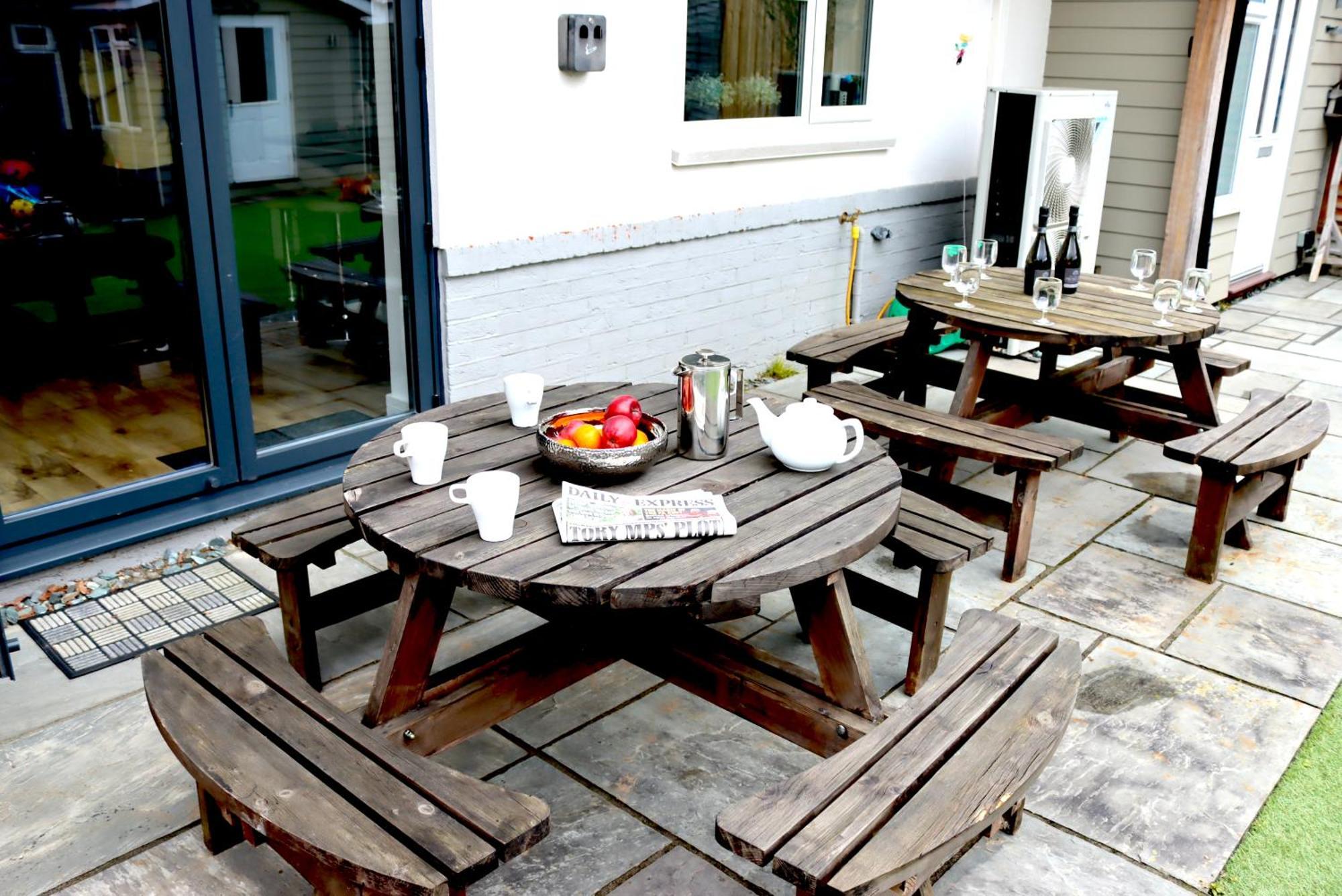 Four Corners Holiday Home Hot Tub & Sauna Ferndown Exterior foto